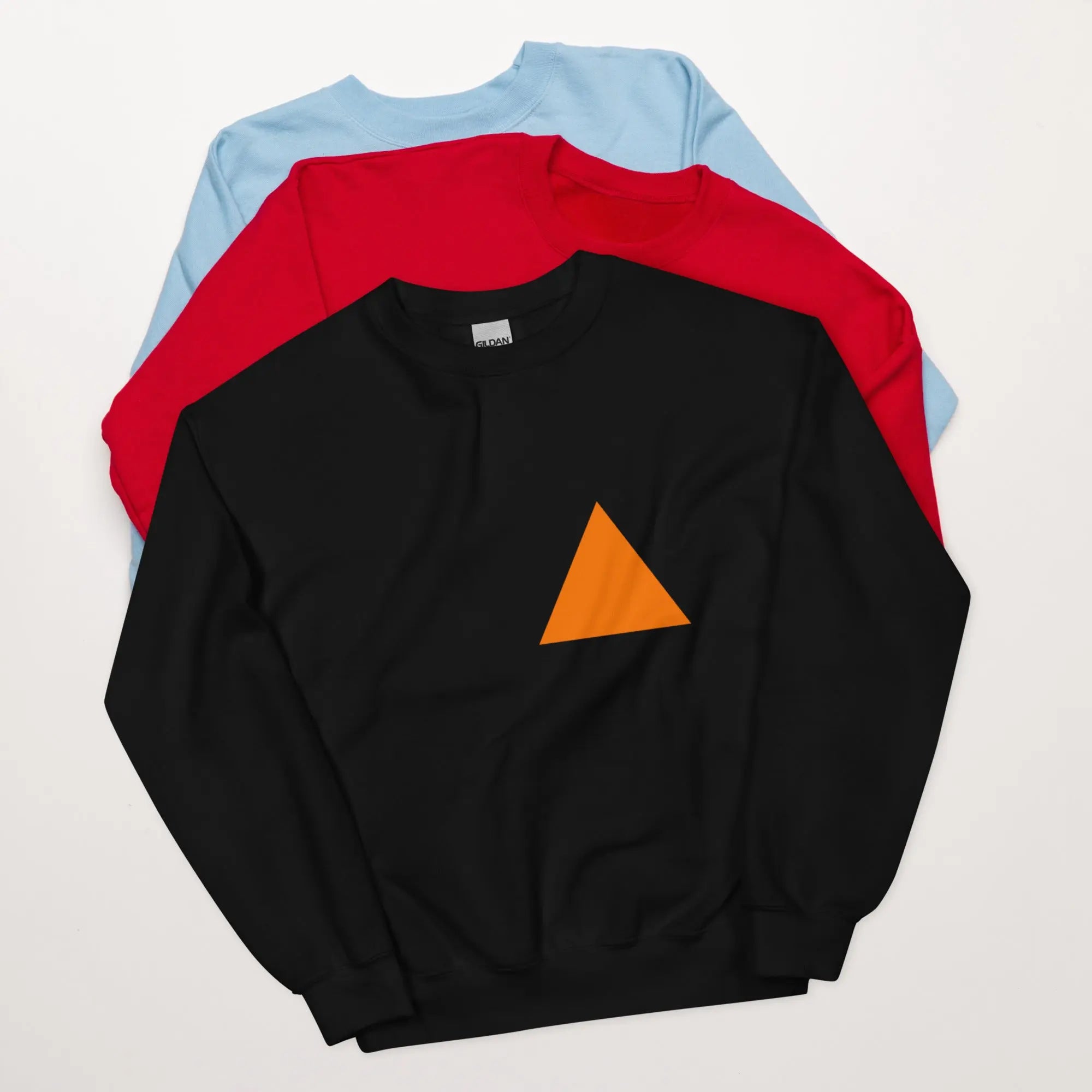 Sweatshirt Orange Triangle
