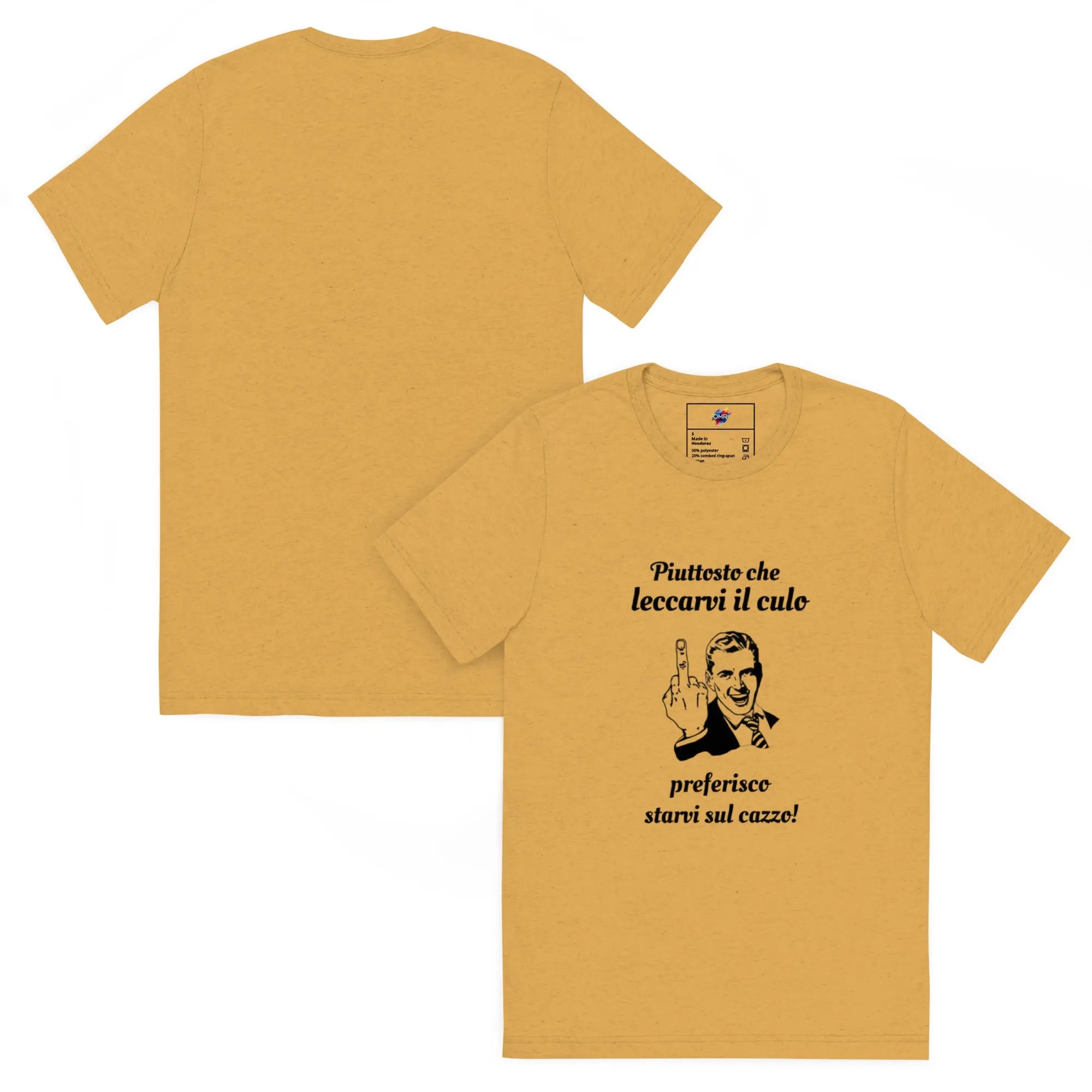 T-shirt unisex sottile "piutosto che..."