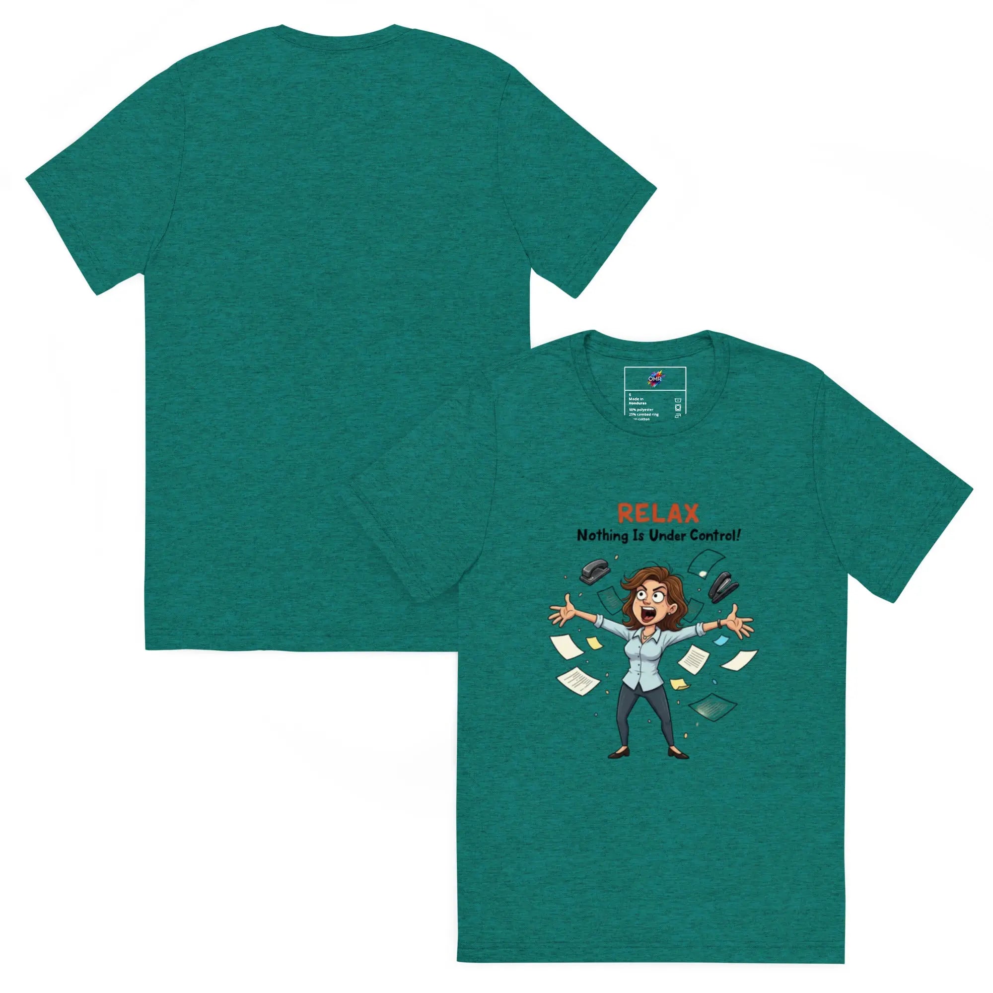 T-shirt a manica corta niente sotto controllo versione 2