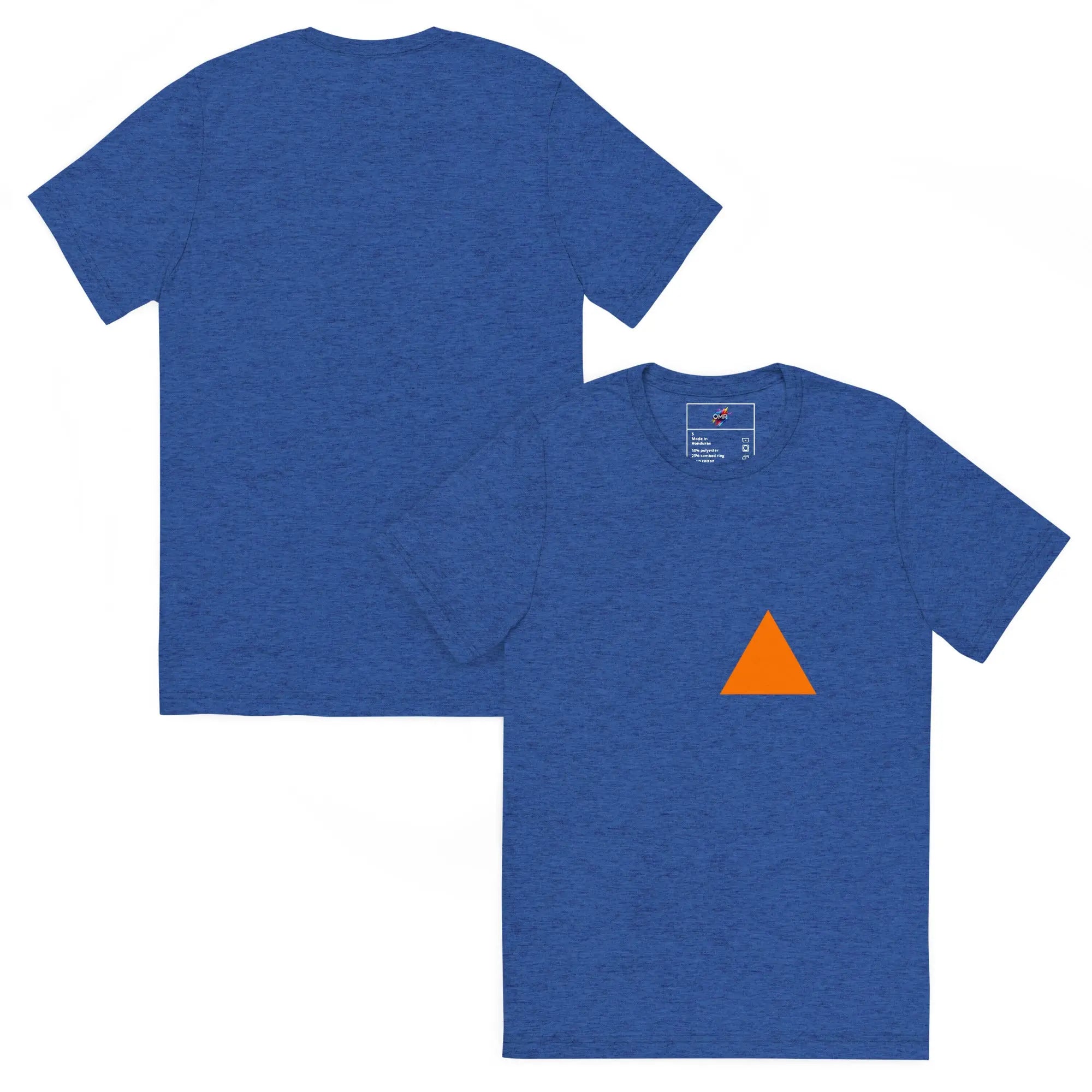 Orange triangle Shirt sottile